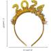 hgnxa 2024 New Year Hairband Women Students Music Festivals Photography Hairband Sequins Letter Headbands for Taking Photo Gold - Buy Online on GoSupps.com
