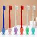 Cute Cartoon Silicone Toothbrush Holder - Mini Toothbrush Base for Bathroom Storage & Organizer - Ideal Toothbrush Bracket for Kids & Adults - Buy Online on GoSupps.com