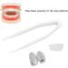 Syrisora Plated Teeth Plating Teeth Brace Fashionable Metal Teeth Decoration Jewelry for Halloween Party (Silver) - Buy Online on GoSupps.com