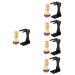 Minkissy 5 sets of razor set men black suit razor tool holder Razor brush Stand shaving brush holder brush holder brush holder made of acrylic comfortable shaving brush oil head bracket desk