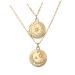 FOYTOKI 2 Necklaces A Necklace Jewelry Necklace Choker Layered Women Necklace Pendant Multi-layer