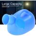 Portable 2000ml Male Urinal Bottle with Lid - Outdoor Urine Container | Blue | International Shipping - Buy Online on GoSupps.com