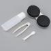 Contact Lens Container Cute Tweezers Contact Lens Box Square Shape Black Portable for Daily Use - Buy Online on GoSupps.com