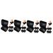 12 Pairs Heel Protector Heel Cups Heel Cushion Heel Pads Cushion Heel Pads for Heel Heel Support Heel Pads Protectors Plantar Heel Pads Plantar/718 Black