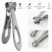 Portable Shaving & Curve Blades | Slip-Resistant Nail Clippers for Thick Nails | Premium Steel Nail Cutters - Silver L Set - Buy Online on GoSupps.com