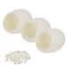 100pcs Facial Care Silks Cocoons Blackhead Removal Exfoliating Silkworm Balls White Silkworm Cocoon Facial Cleanser Balls