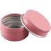 Zeoabsy 10 Pack 5ml Pink Aluminum Screw Top Cream Boxes - Perfect for Cosmetics Candles & Ointments with 5 Spoons & Labels - Buy Online on GoSupps.com
