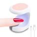 UV Light for Nails, Mini UV LED Nail Lamp, Portable Nail Dryer for Gel Nails,Quick Drying Nail Lamp Art Tools for Travel or Home DIY (Pink)