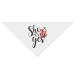 Emsea Dog Haller "She Said Yes" triangle for medium-sized and large dogs for everyday use photos parties weddings photo props pet accessories