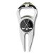 GOLTERS Golf Divot Repair Tool with Ball Marker, A Unique and Multi-Functional Golf Accessory, Nickel Black