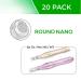Dr. Pen Ultima M5 M7 Replacement Cartridges (20-Pack) - Round Nano 0.25mm - Bayonet Slot - Disposable Parts - Buy Online on GoSupps.com