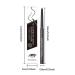 Eye pencil Long Lasting Water Resistant Makeup Eyeliner With Gel Texture Waterproof Eyeliner For Daily Use Eyebrow Definition Home Travel Women Professional Black - Buy Online on GoSupps.com