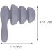 Milisten Silicone Earplugs - 2 Pairs Reusable Black Earbuds for Sleep Swimming & Travel | Noise Reduction Waterproof Earplugs - Buy Online on GoSupps.com