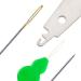 120pcs Golden Cross Stitch Needles & Threader Set | Large Eye Embroidery Needles in Box | Sizes 22# 24# 26# 28# | DIY Sewing Kit - Buy Online on GoSupps.com