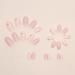 SINLOV Flower Oval False Nails Glossy Press on Nails French White Fake Nails Ballerina Acrylic Full Cover Fake Nails for Women and Girls - Buy Online on GoSupps.com