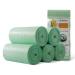 150 organic waste bag 25L Aurmoo organic bag 6 gal organic garbage bags kitchens waste bag organic waste waste bag for kitchen office living room (50x60cm green) 50x60 cm (150 pack)