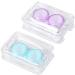 Solustre 6-Pack Mini Container Set for Colored Contact Lenses - Tweezers Cleaning Case Solution and Mirror Box | Shop Internationally - Buy Online on GoSupps.com