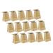 Car Trash Bag 15pcs Vomit Bag Travel Kraft Paper Light Brown Kraft Paper Bags