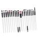 WOONEKY 20pcs Portable Eye Makeup Spoolie Brush for Eyelashes Eyeliner Eyeshadow Brush Kit Eyelash Kits 15.50X1.50X1.50CM As Shown