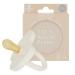 Natural Rubber Pacifier Symmetrical for Newborns from 0 Months Single Pack - Milky White 0+ Months Milky White