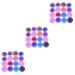 COHEALI 48 Pcs Glitter Eye Shadow Nail Polish Powder Pigment Flash Glitter Powder As Shownx3pcs 16pcsx3pcs