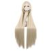MapofBeauty 40 inch/100 cm Unique Long Women Cosplay Straight Cosplay Wig (Gold)