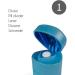 Mobiclinic Pill Box Crusher and Divider 3 in 1 Blue - Convenient Medication Management - Buy Online on GoSupps.com