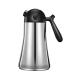 Zerodeko 1pc Stainless Steel Oil Pot Oil Storage Can Strainer Oil Storage Bottle Olive Dispenser Stainless Steel Containers Kitchen Oil Jar Vinegar Cruet Grease Condiment Bottles 20.5X11CM Silver