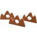 Wendysun 2pcs Cartoon Wood Teether - Natural Animal Mountain Shape Baby Teething Toy - Buy Online on GoSupps.com