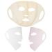 Beaupretty 3st solid cover of the face mask Useful mask cover Mask cover made of silicone portable mask cover cover for skin care masking pebbles cosmetics 3D applicator