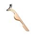 EIAKE False Eyelashes Applicator Tool Eyelash Extension Tweezers Remover Clip Tweezers Nipper (Golden)