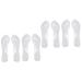 4 Pairs Non-Slip Massage Mat Ladies Insoles Heel Cushion Pads High Heel Pads Heel Liner Protector Shoes Inserts for Women Feet Shoe Pads High Heel Inserts Grips Foot White