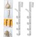 Cabilock 2pcs Transparent Hook Over The Door Wall Clothes Rack Door Coat Hanger Multi-Function Hook Back Door - Buy Online on GoSupps.com