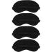 Rarityus Skull Print Sleep Mask Set - 4 Pcs | Soft Eyeshade Blindfold for Sleeping, Travel, Work, Naps | Adjustable Strap, Light Blocking - Buy Online on GoSupps.com