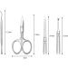 URAQT Nail Scissors Set - 4 PCS Manicure Kit for Men and Women | Stainless Steel Beauty Scissors for Nail Toenail Eyebrow Eyelash with Accessories - Buy Online on GoSupps.com