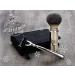 Classic Men's Travel Shaving & Grooming Set With 3 Edge Razor and Synthetic badger Hair Shaving Brush Perfect Set