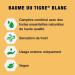 Tiger Balm - BAUME DU TIGRE Blanc - Baume effet froid - Parfum menthol - Pour sportifs apr s l'effort ou en massage de la poitrine ou des tempes. En massage pour se relaxer - 19 g 9.5 g (Lot de 2) 2 - Buy Online on GoSupps.com