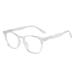 Blue Light Blocking Glasses for Women and Men Oval Transparent