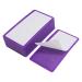 VNC 20Pcs 12X6cm Nail Art Soft Stamping Protective shell Plastic Holder Stamper Rectangel Stamp Holder A-PurPle