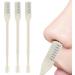 Nose hair trimmer double head for eyebrows 360 degree rotatable 3 pieces for women and men Yellow - Buy Online on GoSupps.com