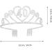 40th Birthday Tiara Rhinestone Crown with Hair Comb 40th Happy Birthday Crown Birthday Party Decorations for Women Girls Crown Silver - Buy Online on GoSupps.com