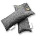Voyago 2x75g from bamboo activated carbon of natural spatial freshener & dehumidifier air purifier bag of bamboo activated carbon granulate ozone cleaner against mold spores mushrooms bacteria & formaldehyde