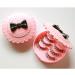 2Pcs Pink Plastic Bow Eyelash Cases - Round Lash Storage Boxes with Makeup Mirror | Travel Organizer for 3D False Eyelashes - Perfect Gift for Women & Girls - Buy Online on GoSupps.com