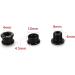 CYSKY Single Chainring Bolts 5 Pack | Lightweight Aluminum Alloy | For Road, Mountain, BMX, MTB Bikes | CNC Machined | Black/Blue/Red - Buy Online on GoSupps.com