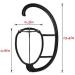 Smilco 4 Pack Wig Hanger | Portable Hanging Stand for Wigs & Hats | Collapsible & Durable - Buy Online on GoSupps.com