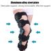 Stabilization Knee Joint Brace Knee Joint Fixation Bracket Precision Chuck Design Angle -10 To 120 Adjustable Aluminum Alloy Bracket Non-slip Liner For Joint Pain Sports - Buy Online on GoSupps.com