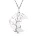 XIANNVXI Crystal Necklaces for Women Crescent Moon Necklace Healing Crystals Pendant Tree of Life Wire Wrapped Reiki Spiritual Necklace Jewellery for Women C - Clear Quartz