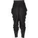 Dance Department Child Unisex Stretch Harem Hip-Hop Pants - Large Black | D3019C - Buy Online on GoSupps.com