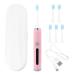 Mobestech 2 Sets Electric Toothbrush Electric Kids Toothbrushes Soft Bristle Toothbrush Cleaning Toothbrushes for Household Use Personal Care Teeth Brush Abs Pink Cleaning Brush Child Charge