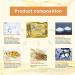 24k Gold Eye Mask - 25 Pairs for Puffy Eyes, Dark Circles, Moisturizing & Wrinkle Treatment - Buy Online on GoSupps.com